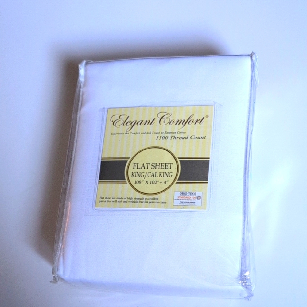 Elegant Comfort Wrinkle-Free 1500 Thread Count Egyptian Quality California king